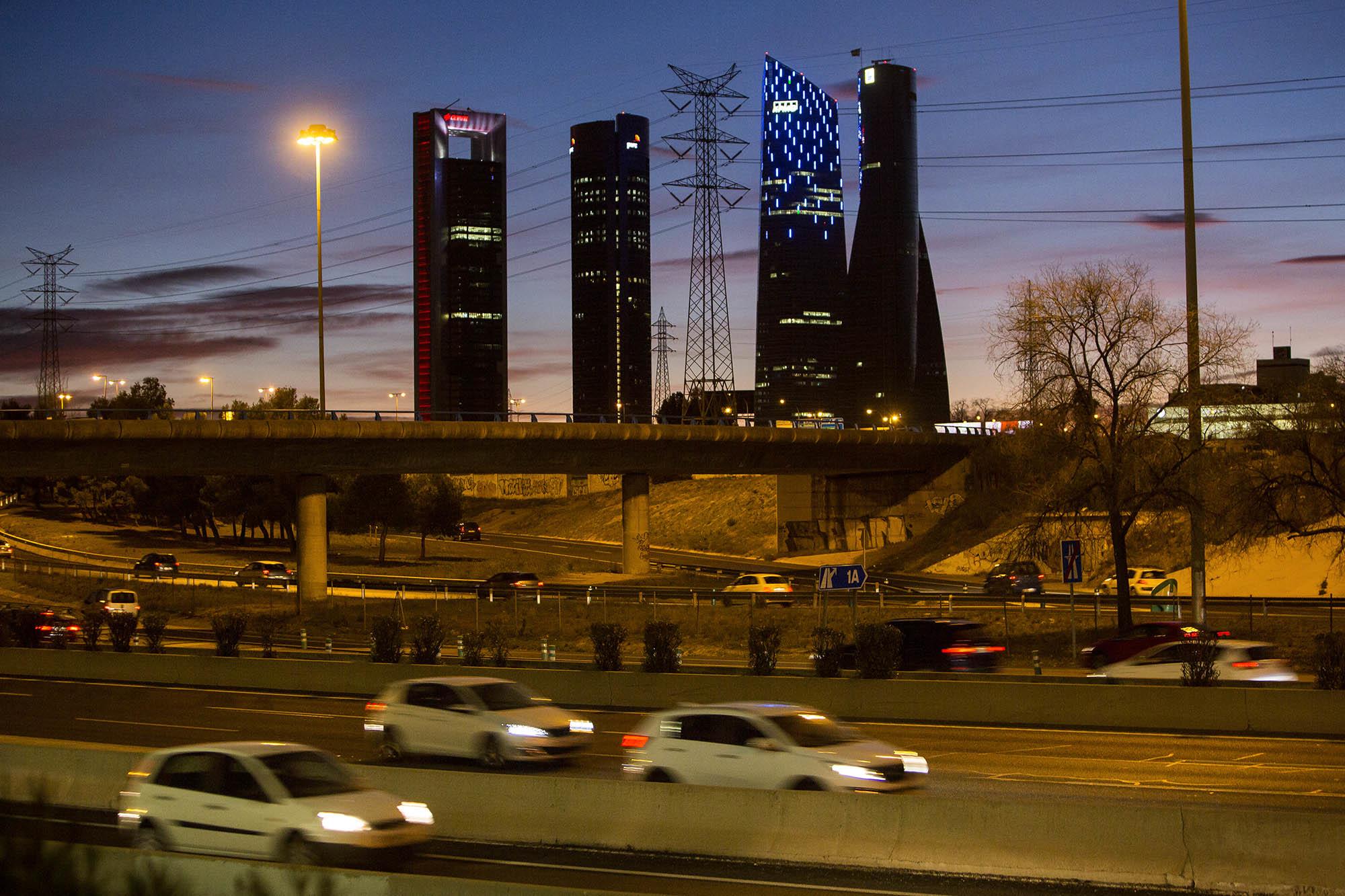 Tráfico M30 4 torres